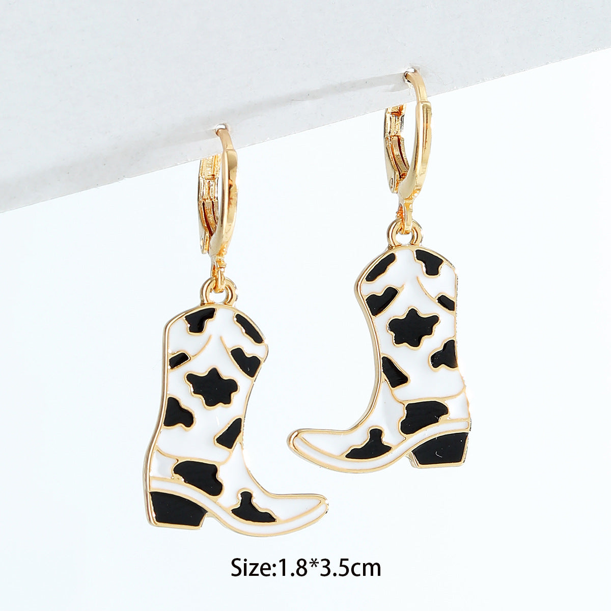 Cowboy boot earrings – detail view 5
