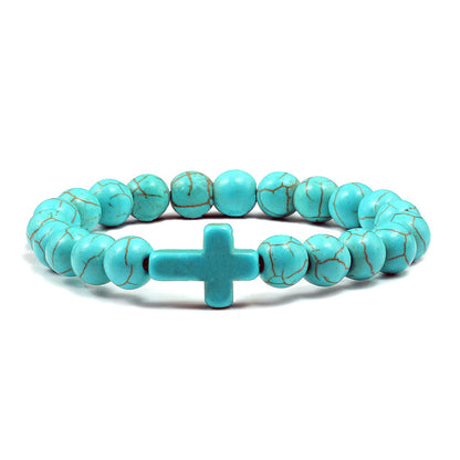 Cross bead bracelet – detail view 8