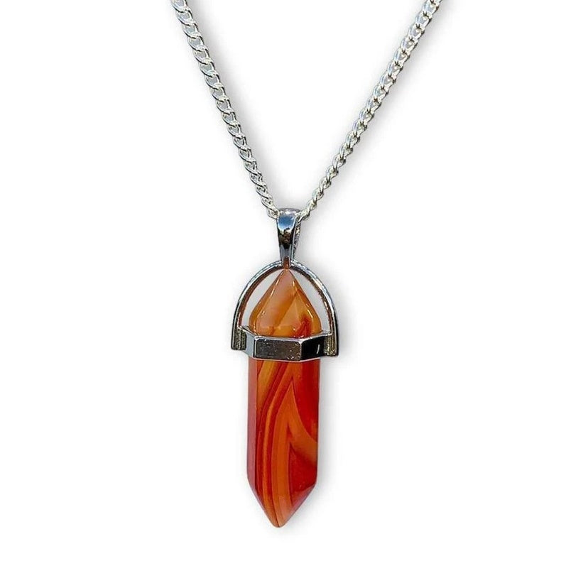 Hexagonal Opal-Style Crystal Necklace – Soft Everyday Glow | Organic Truth — image 4