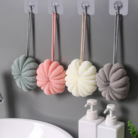 Pumpkin Bath Pouf – 4 Colors or Set of 4