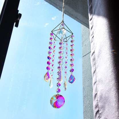 Symphony Crystal Light Wind Chime – Prism Window Décor | Organic Truth — image 5