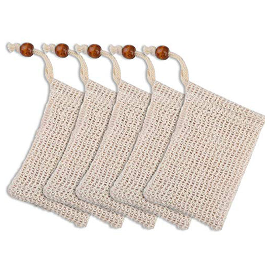 Ramie Soap Saver Bags – Set of 5