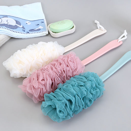 Long-Handle Mesh Back Scrubber – Single or Set of 2