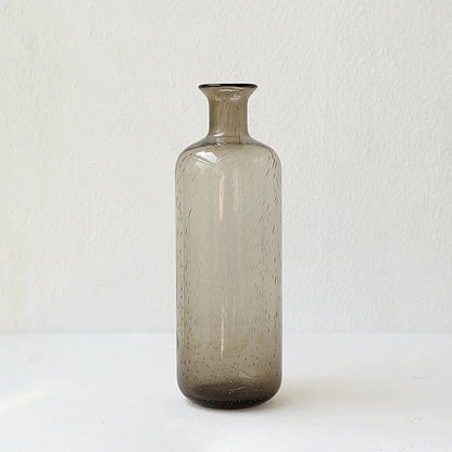 Smoky Grey Glass Bud Vase – view 7