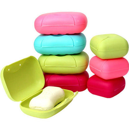 Travel Soap Case with Lid – 8 Colors