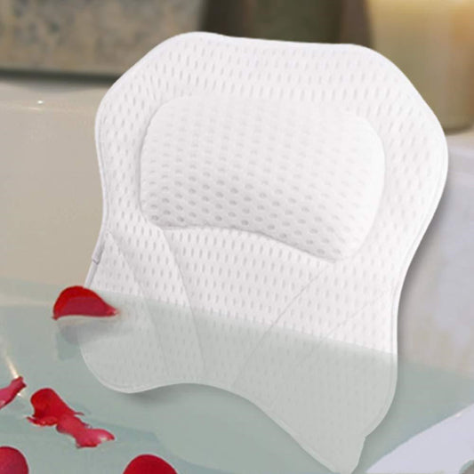 4D Mesh Bath Pillow with 7 Suction Cups – view 2