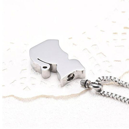 Cat urn necklace – detail view 1