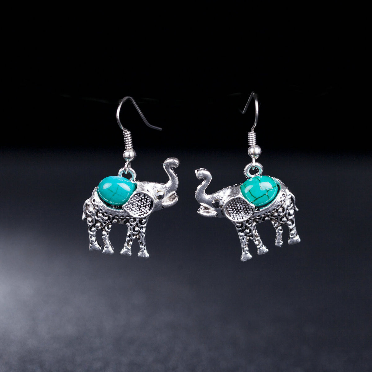 Elephant Jewelry Set – Necklace, Earrings & Bracelet – view 5
