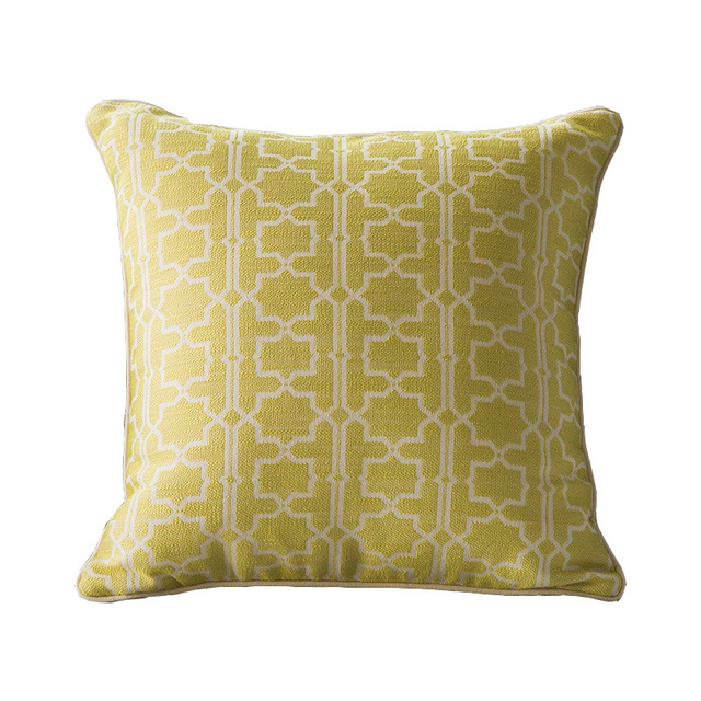 Geometric Lattice Throw Pillow Cover – 20 × 20 in – view 7