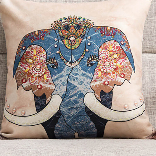 Paisley Elephant Pillow Cover – 18 × 18 in – view 2