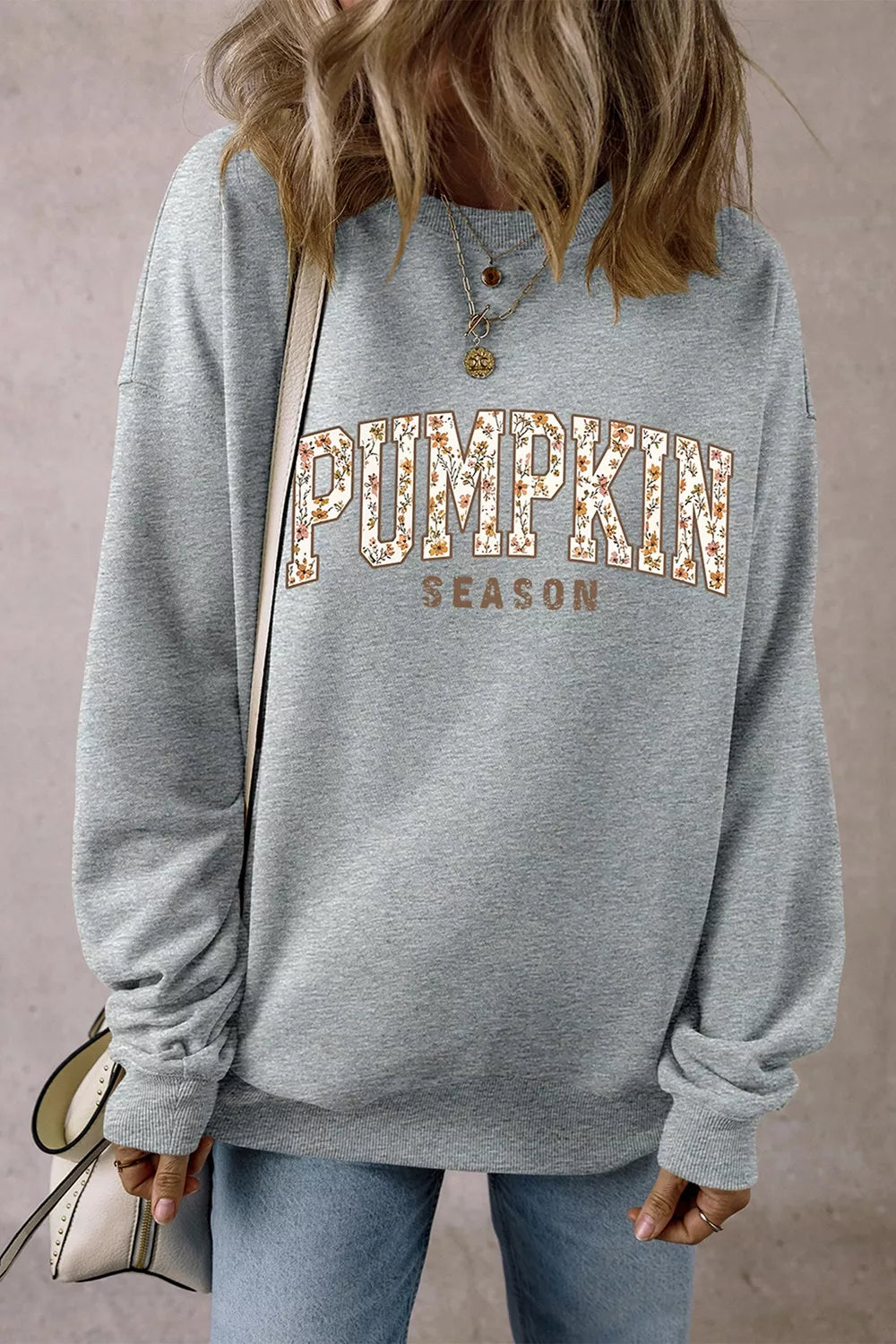 Halloween Sweatshirt — Pumpkin Season Oversized
