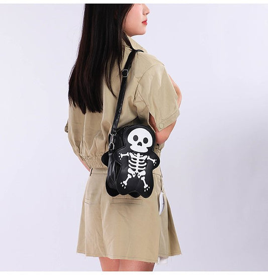 Halloween skeleton crossbody bag – detail view 1