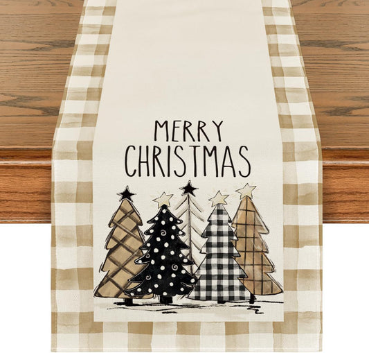 Christmas Tree Table Runner – 13 × 72 in – view 2