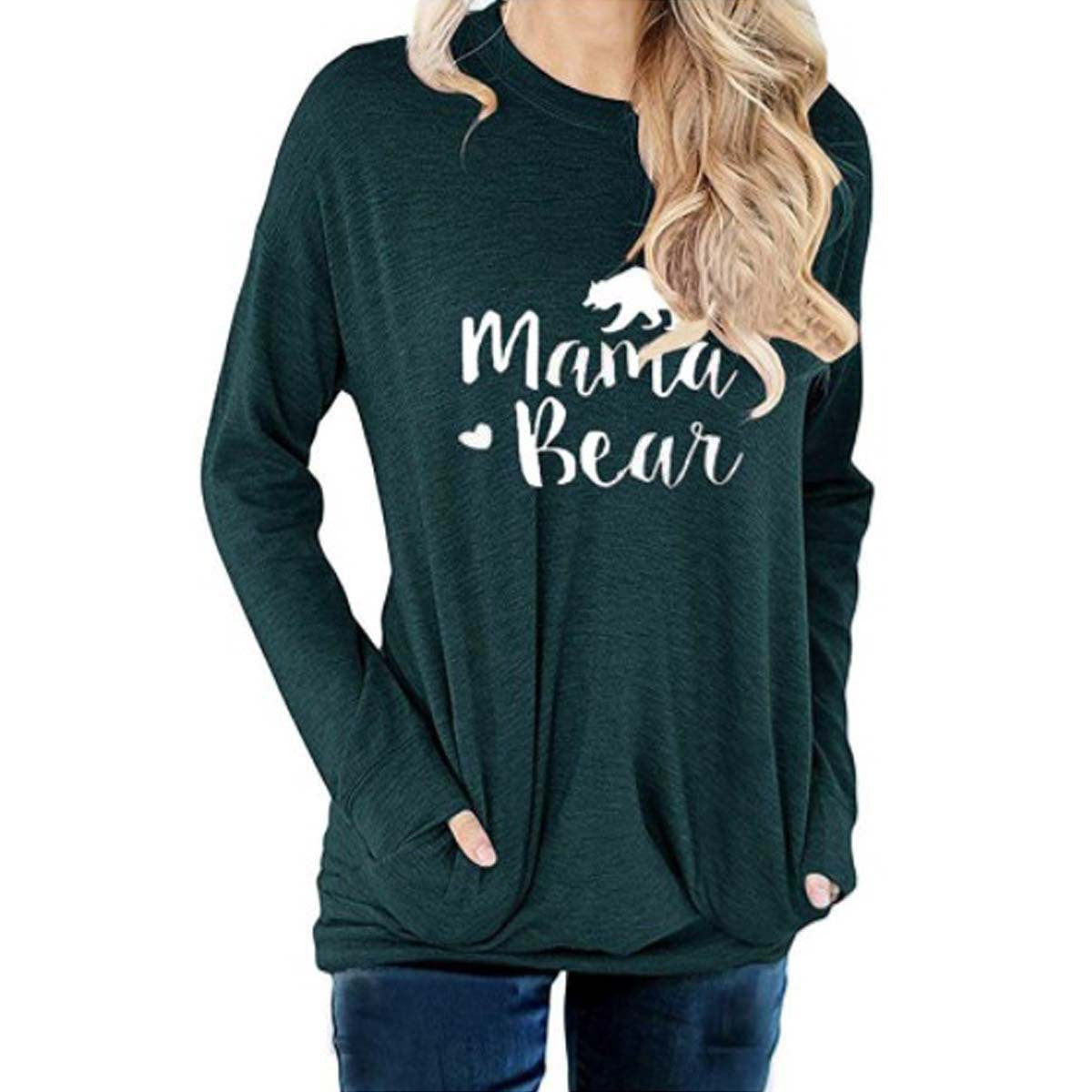 Mama Bear Hoodie – Cozy Mama Gift Sweatshirt – view 4