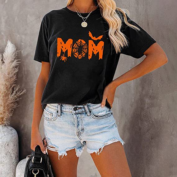 Mama Shirt – Leopard Heart Graphic Tee, 5 Designs – Mom