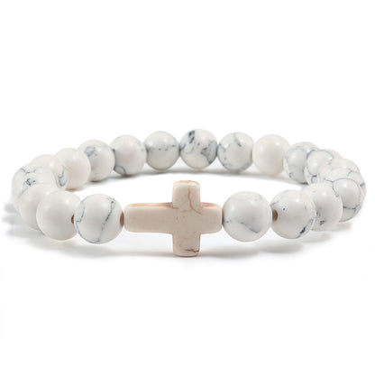 Cross bead bracelet – detail view 5