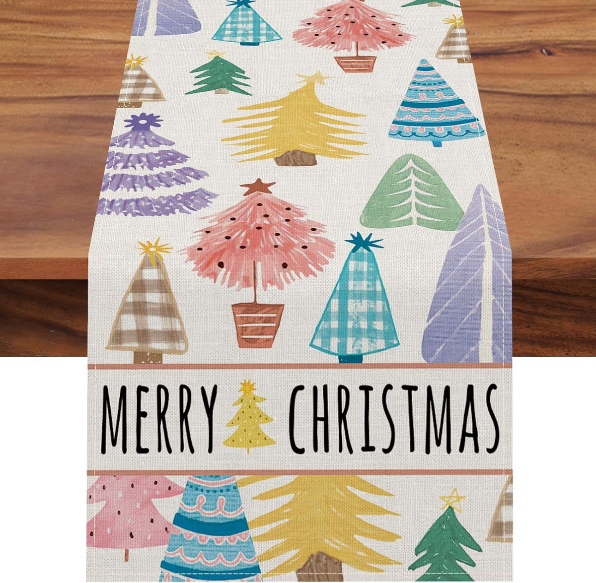 Christmas Tree Table Runner – 13 × 72 in – view 10