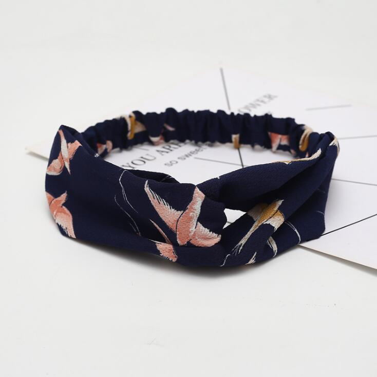 Retro Print Twist-Knot Headband – view 4