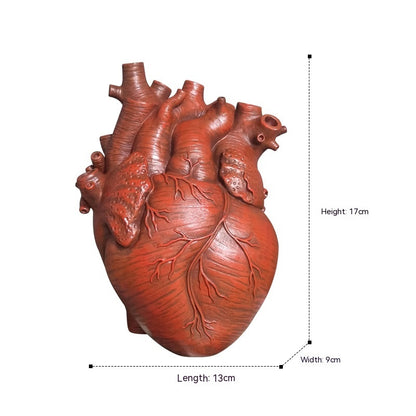 Anatomical Heart Resin Vase – view 6