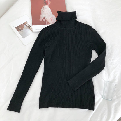 Maternity Turtleneck Sweater – Rib Knit, Free Size – view 6
