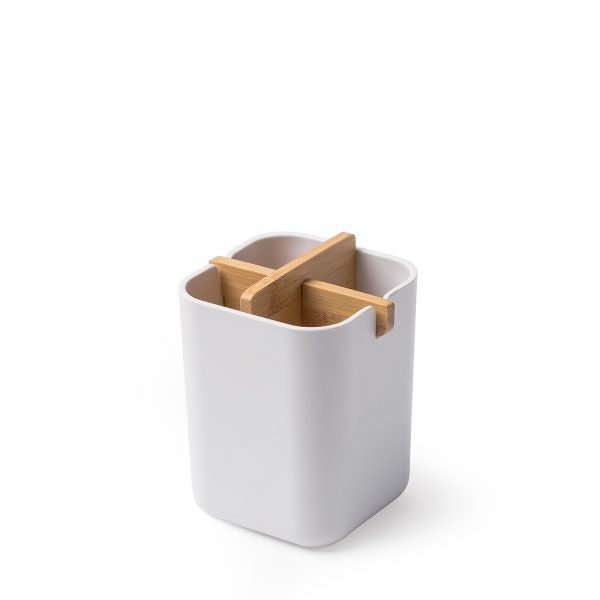 Bamboo Divider Toothbrush Holder – 4 Slots – view 3
