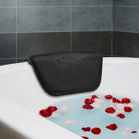 Waterproof Spa Bath Pillow – Black