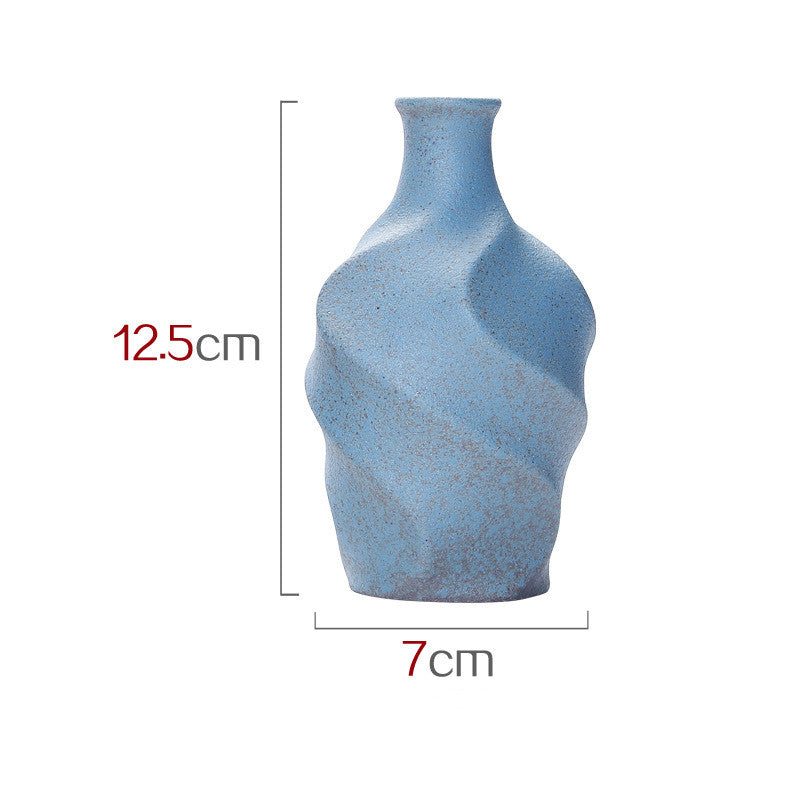 Twisted Ceramic Bud Vase – 5 in – view 5