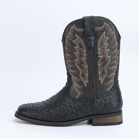 Men's Square Toe Stitched Western Boots – 11 Colors – view 2