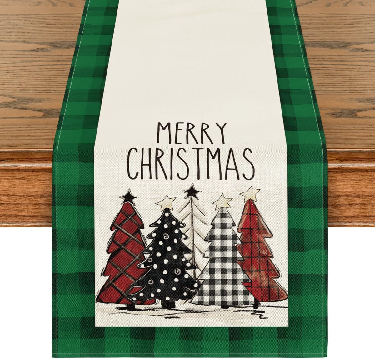 Christmas Tree Table Runner – 13 × 72 in – view 11