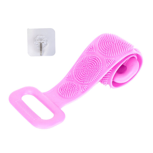Silicone Back Scrubber Strap with Hook – view 2