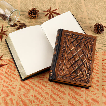Embossed Faux Leather Sketchbook Journal