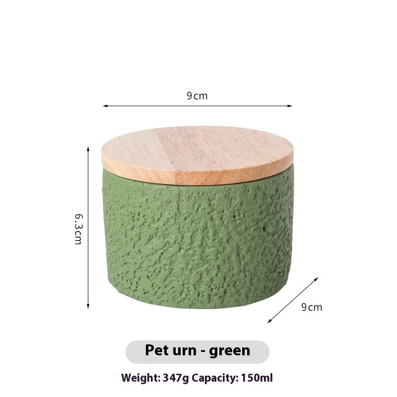 Pet cremation urn – Green
