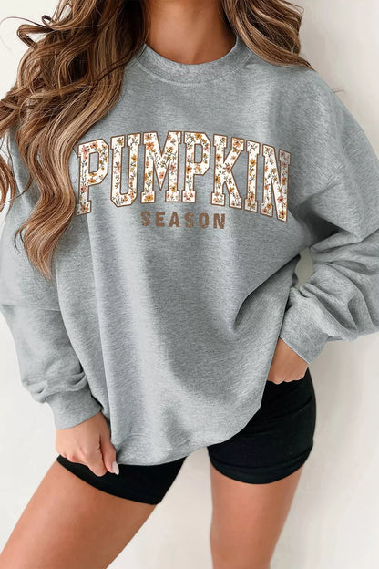 Halloween Sweatshirt — Pumpkin Season Oversized