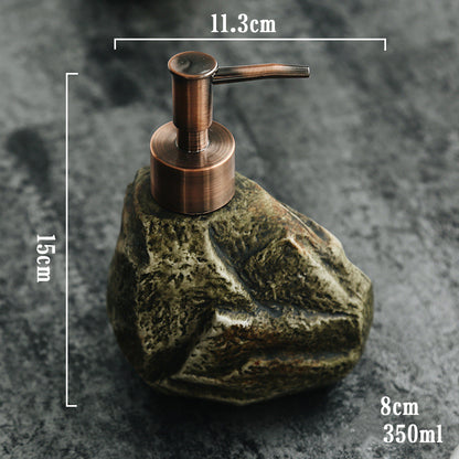 Stone-Look Ceramic Soap Dispenser – 3 Shapes – view 8