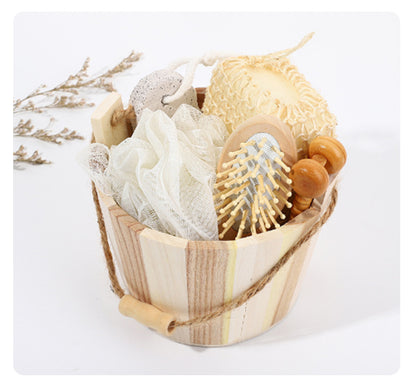 Bath Accessory Gift Set in a Wooden Box – 5 Styles – view 3