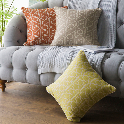 Geometric Lattice Throw Pillow Cover – 20 × 20 in – view 2