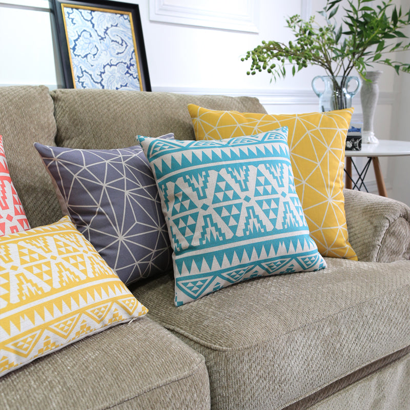 Geometric Throw Pillow Cover