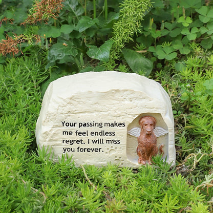 Pet Urn for Ashes – Resin Sleeping Companion Figure