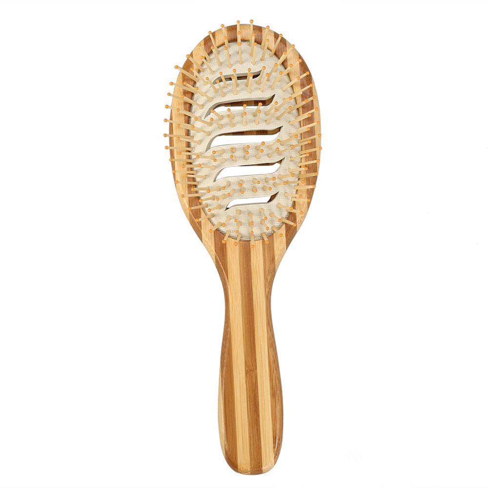 Bamboo Hairbrush – Paddle or Oval Vented – view 2