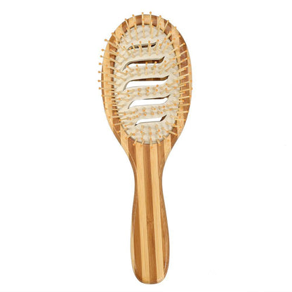 Bamboo Hairbrush – Paddle or Oval Vented – view 2
