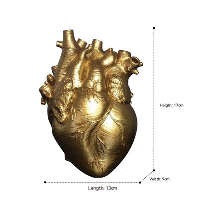 Anatomical Heart Resin Vase – view 5