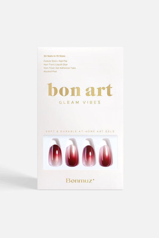 Wine Frost | Soft & Durable Press-On Nails-0