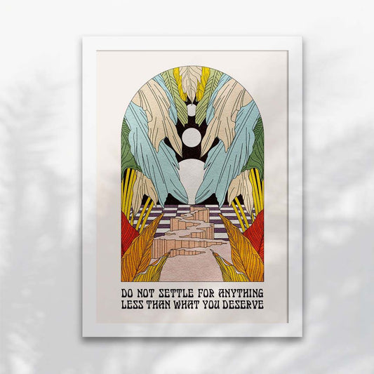 Don't Settle Celestial Art Print-10
