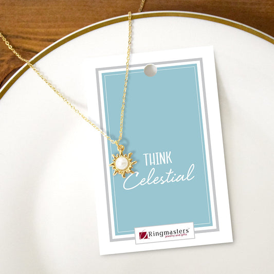 Think Celestial - Sun Necklace-0