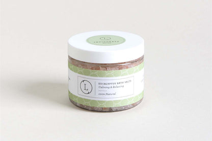 Eucalyptus Bath Salts 9 oz — Herbal Mineral Soak | Organic Truth-0
