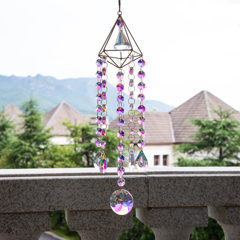 Symphony Crystal Light Wind Chime – Prism Window Décor | Organic Truth