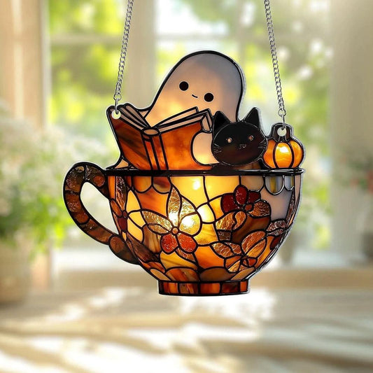 Reading Ghost Window Hanging — product photo 2 | Organic Truth