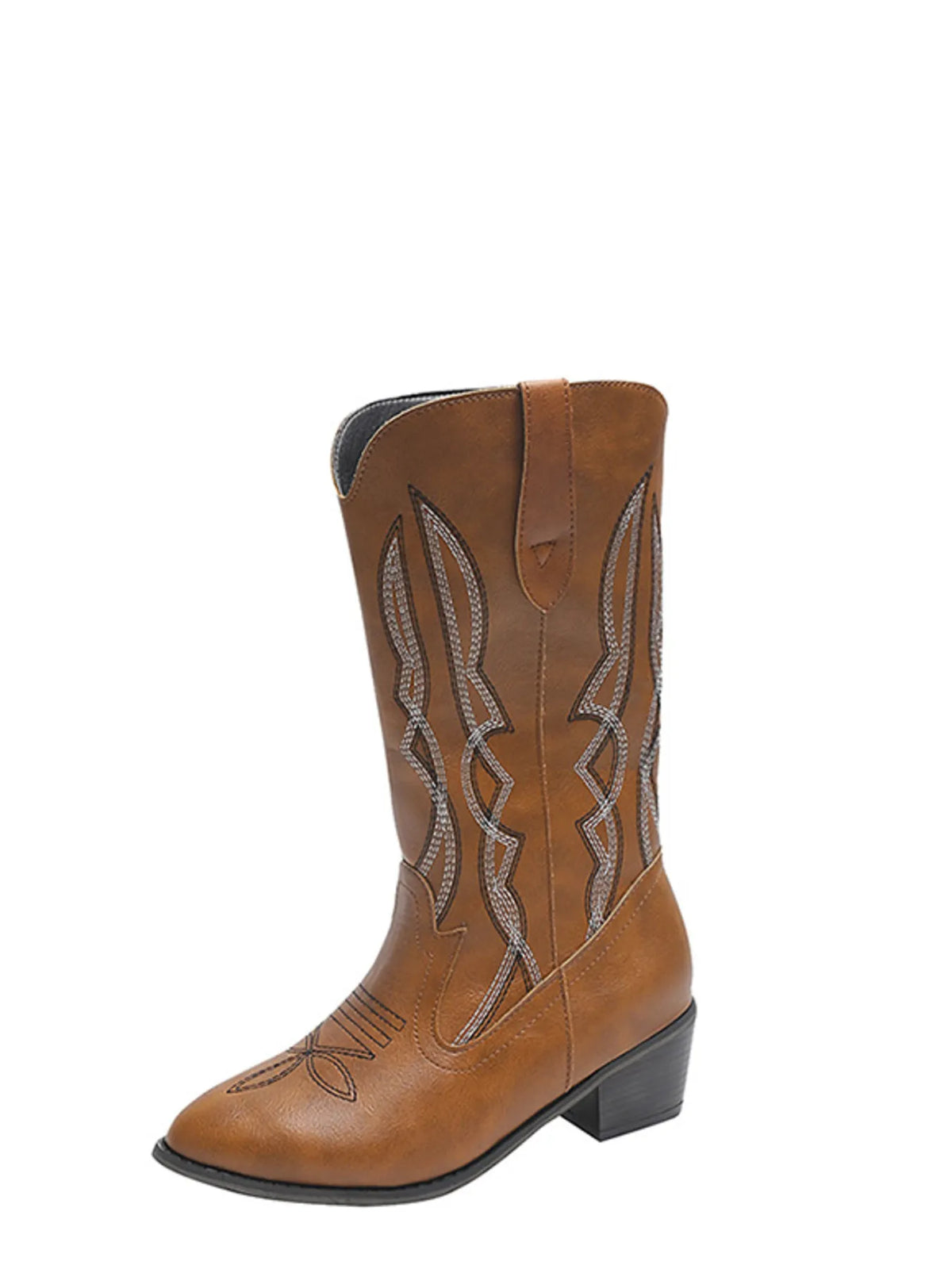 Western Embroidered Cowgirl Boots — view 3