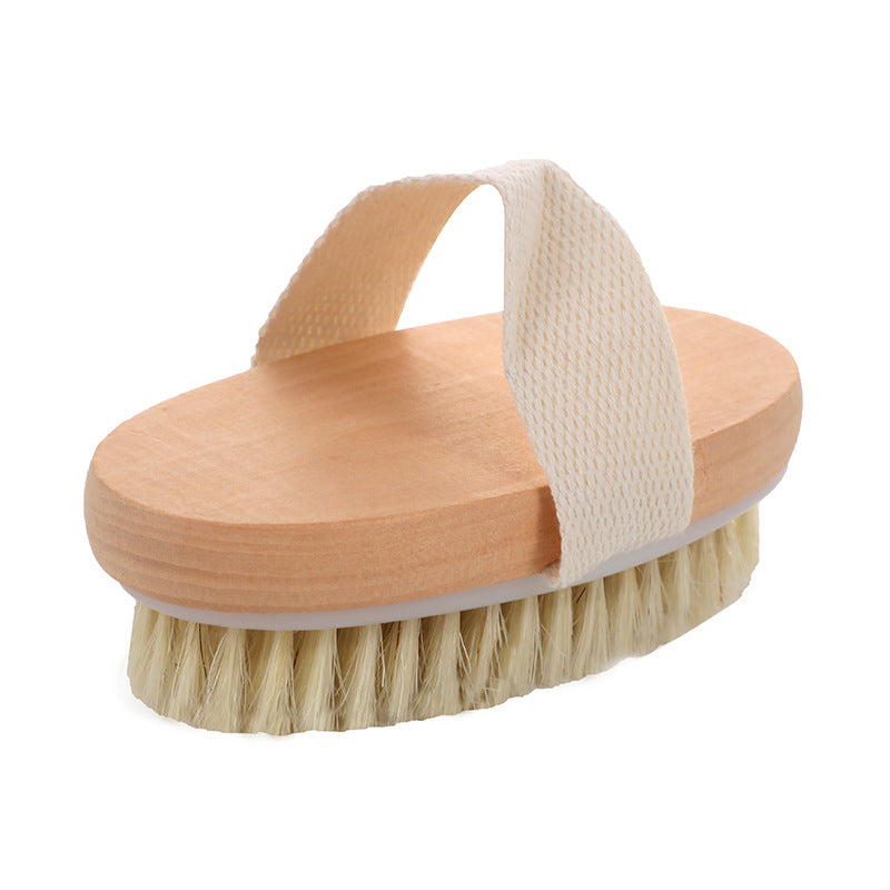 Bamboo Body Brush – Palm, Long Handle or Set – view 5