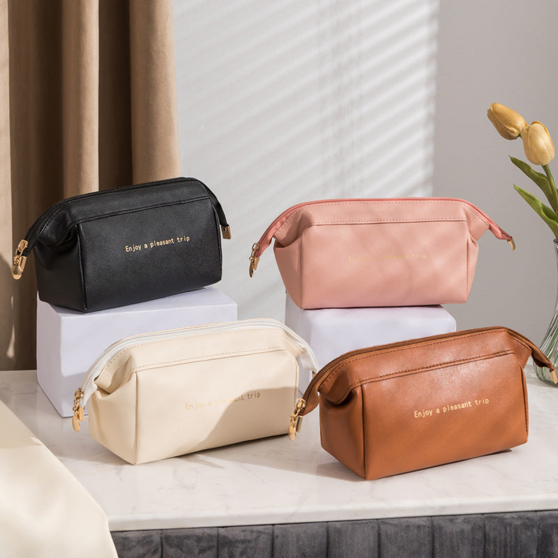 Cloud makeup bag: Cloud Makeup Bag with Wide Opening